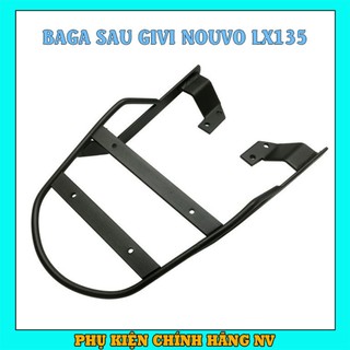 Baga sau Givi Nouvo Lx135, baga xe máy chính hãng sơn tĩnh điện chịu lực cao gắn được thùng sau Givi