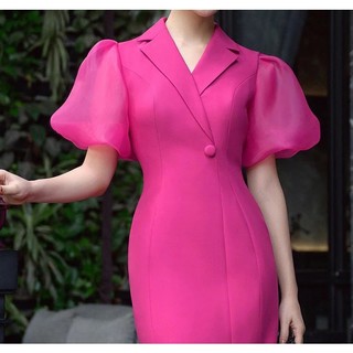 ĐẦM BÚT CHÌ T3D PUFF SLEEVE
