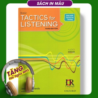 Bộ Tactics for Listening có quét mã QR lấy MP3 và đáp án