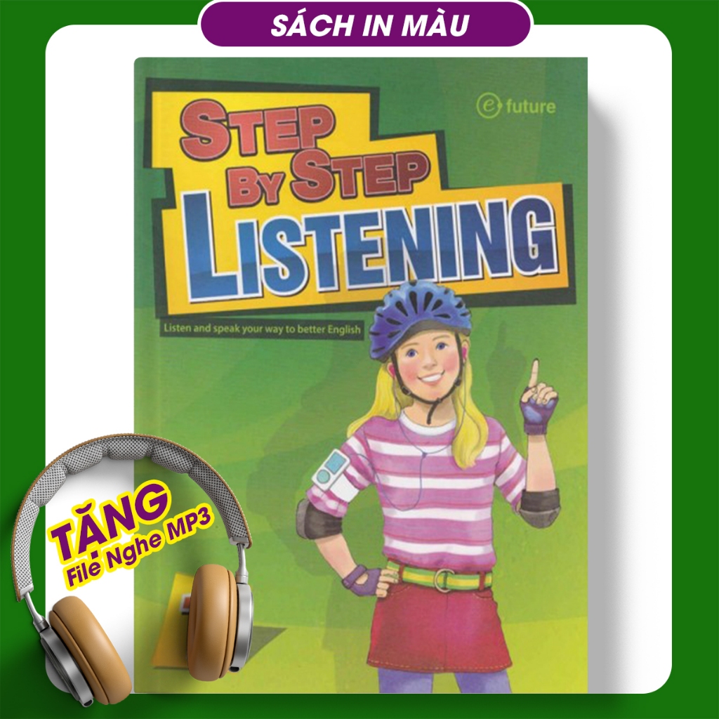 [English Books] Bộ in màu Step by step listening