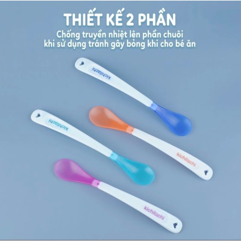 Thìa báo nóng Kichi cho bé