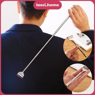 Cây Gậy Gãi Lưng Gãi Ngứa Thép Không Rỉ Điều Chỉnh Kéo Dài 53cm Dập Tan Cơn Ngứa Mọi Vị Trí TEECI U168