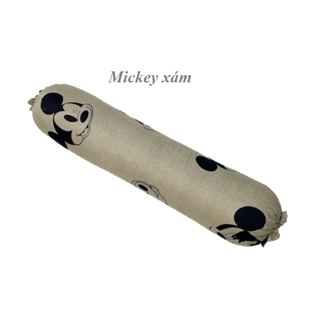 XẢ KHO Vỏ gối ôm, áo gối ôm Cotton Poly họa tiết chuột Mickey kích thước 30x100 (cm)