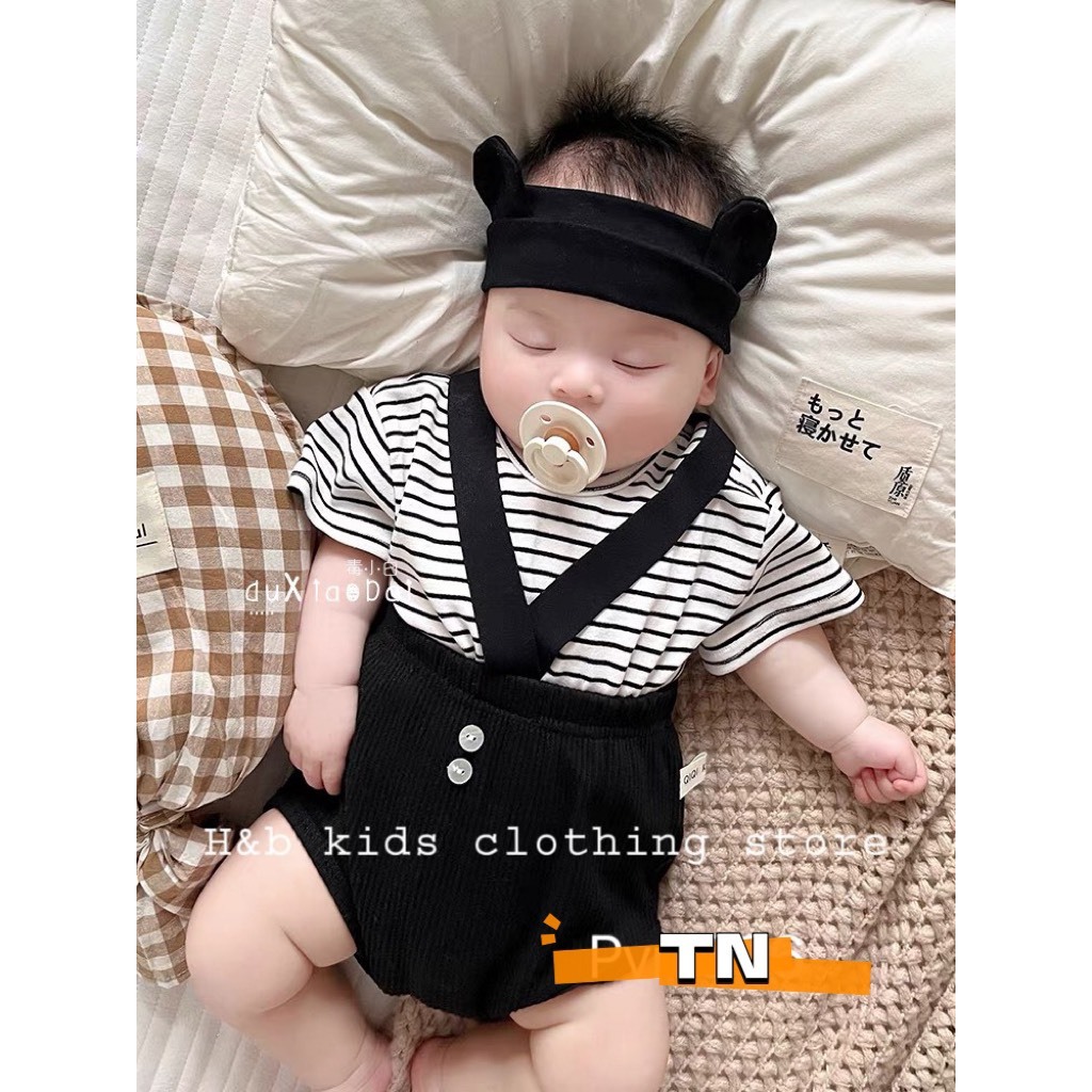 Sét yếm body cho bé trai bé gái xinh yêu hết nấc size 4- 13 kg