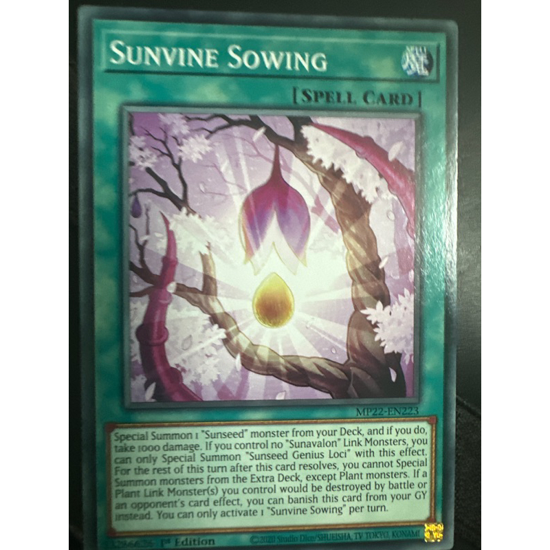 bài yugioh: sunvine sowing