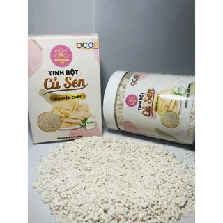 Tinh bột củ sen nguyên chất - htx sen vàng tp