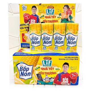 Sữa bắp non lif kun thùng 24 hộp x 180ml ...