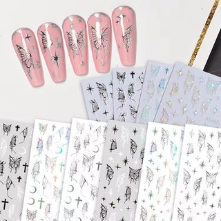 Sticker dán móng hình bướm giá rẻ