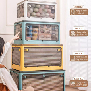 Hộp đựng đồ cao cấp X-9112. Lưu trữ quần áo, sách vở. Cửa 5 hướng khác nhau, có bánh xe di chuyển