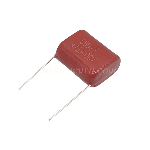 Tụ CBB22 4.7uF 475J 400V P25mm