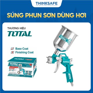 Súng phun sơn Total dung tích 400cc-1000cc đầu 1.5mm kèm đầu nối máy phun sơn cầm tay Total chính hãng - Thinksafe