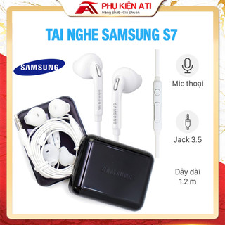 Tai nghe samsung có dây nhét tai S7/S7E âm lượng chỉnh được, bóc máy dùng cho tất cả chân 3.5mm samsung oppo xiaomi vivo