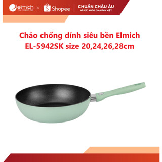Chảo chống dính siêu bền Elmich  EL-5942SK size 20,24,26,28cm