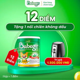Sữa biếng ăn, táo bón, chậm lớn Babego 3y trở lên 800g