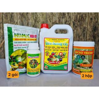 Phân bón hữu cơ bộ siêu dưỡng cây cho cây usa giúp cây khỏe, lá xanh dày