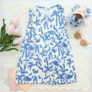 Size l 11-13 kg đầm váy sát nách cotton bé gái vnxk xuất dư