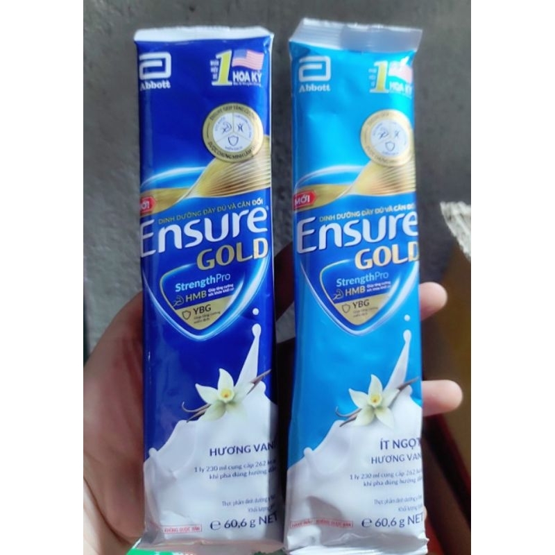 Sữa bột Ensure gold dạng gói (60.6g/gói)