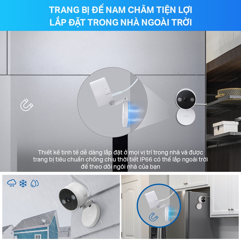 [Độ Phân Giải 2K, Nhìn Đêm, Chống Nước] - TP-Link Tapo C310 / C320WS / C120 | Có App Điều Khiển | 6.000+ Lượt Bán | BigBuy360 - bigbuy360.vn