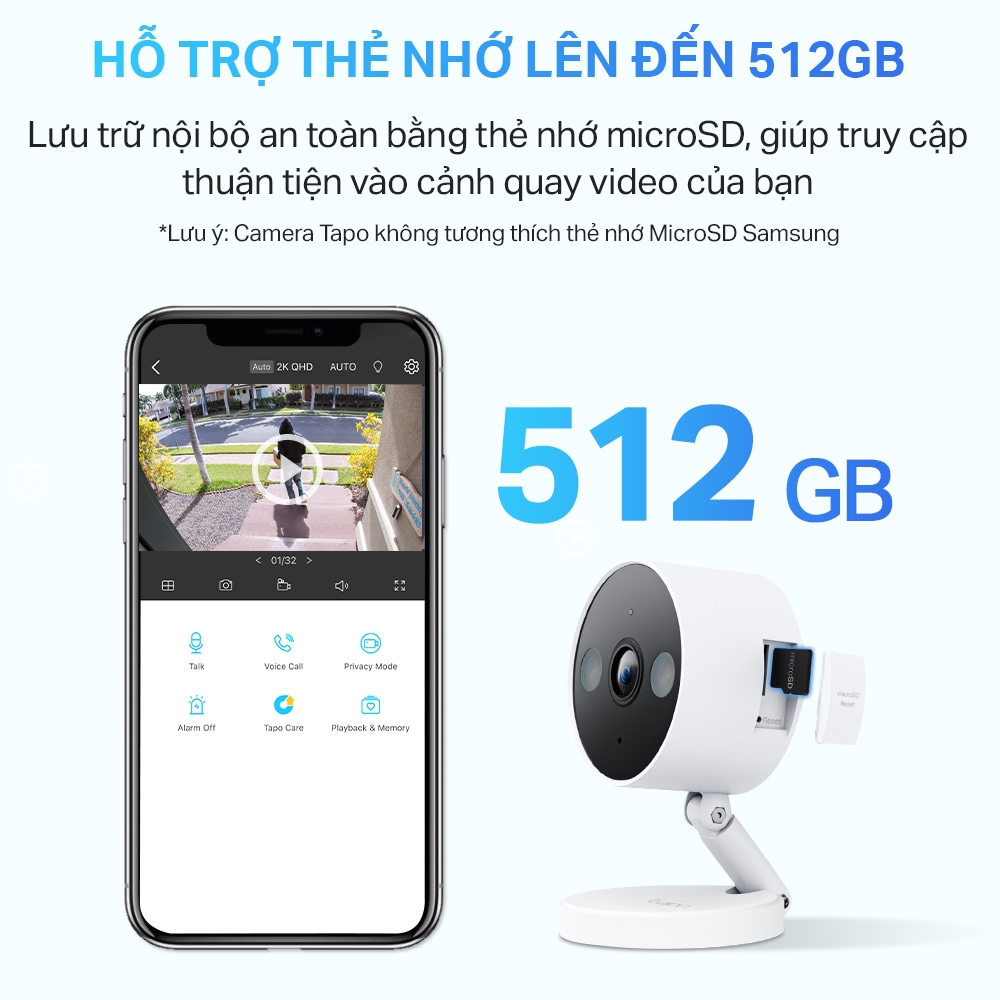 [Độ Phân Giải 2K, Nhìn Đêm, Chống Nước] - TP-Link Tapo C310 / C320WS / C120 | Có App Điều Khiển | 6.000+ Lượt Bán | BigBuy360 - bigbuy360.vn