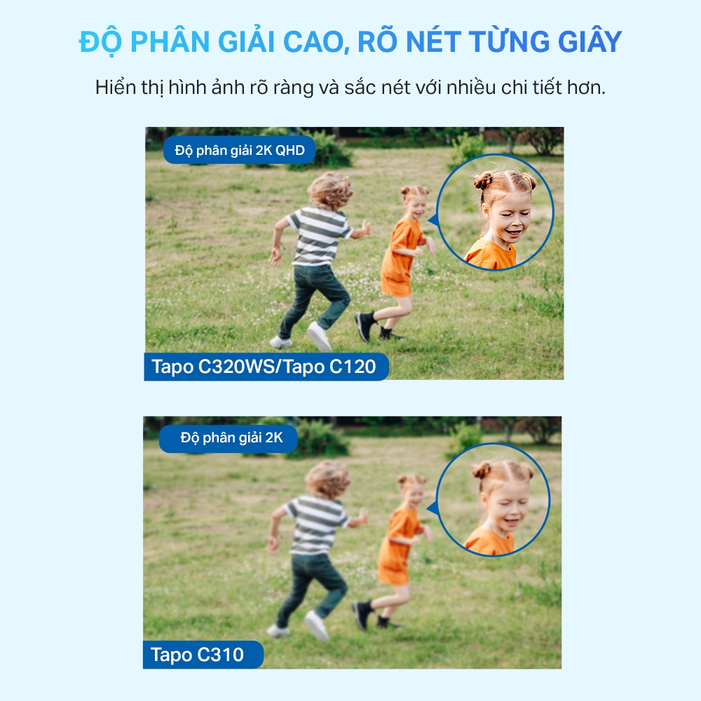 [Độ Phân Giải 2K, Nhìn Đêm, Chống Nước] - TP-Link Tapo C310 / C320WS / C120 | Có App Điều Khiển | 6.000+ Lượt Bán | BigBuy360 - bigbuy360.vn