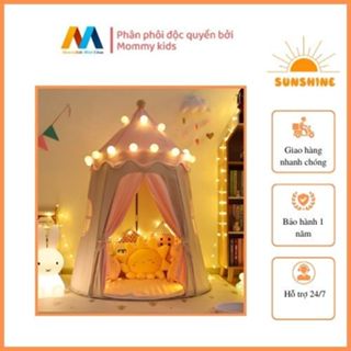  LỀU CÔNG CHÚA LỀU HOÀNG TỬ CHO BÉ GẤP GỌN DỄ DÀNG MANG THEO CHẤT LIỆU VẢI XỊN 