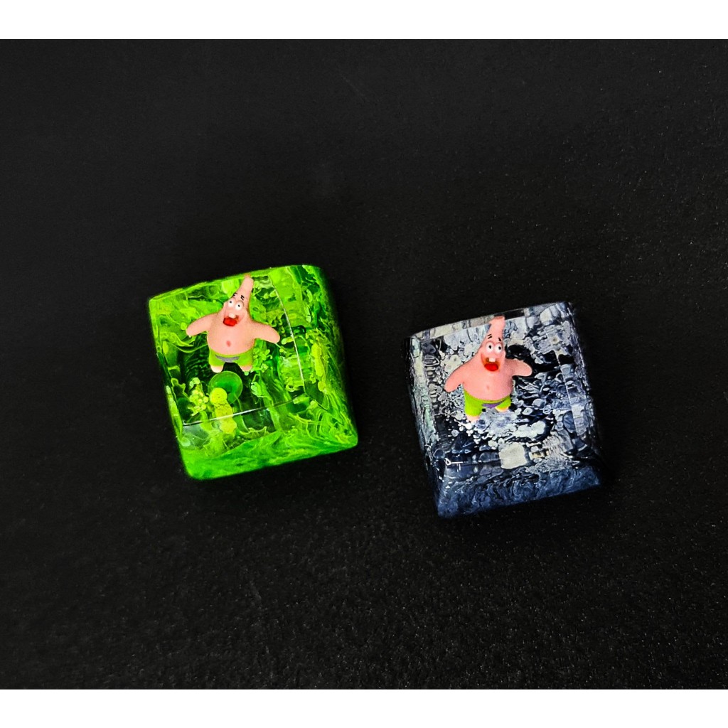 Key Cap patrick star, Keycap Artisan 3D | Resin Handmade | Cherry MX | Quà Tặng Game Thủ