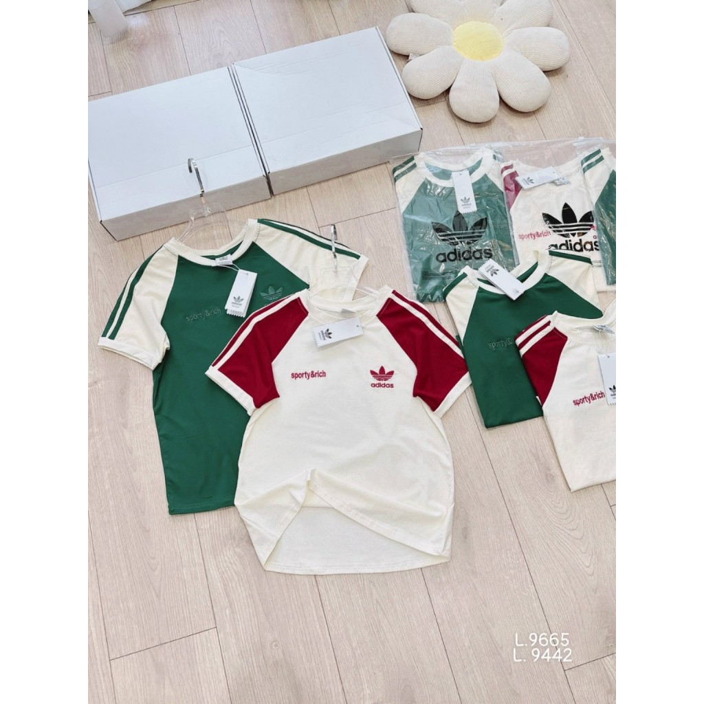 Áo thun nữ - Áo thun form vừa adidas - Danangsale