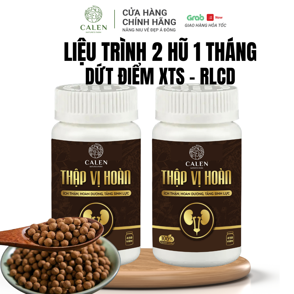 [Cho đàn ông bị sìu] Viên bổ thận dương chính hãng Calen dứt điểm xuấtt sớm, tiểu đêm, đau thắt lưng hũ dùng 15 ngày