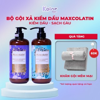 Dầu gội xả dưỡng ẩm phục hồi giảm rụng tóc MAXCOLATIN 800ml Kolor Hair