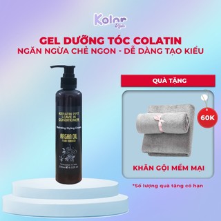 Gel giữ nếp dưỡng tóc tạo kiểu dưỡng Keratin PPT Argan COLATIN 235ml Kolor Hair