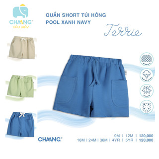 Chaang - Quần short bé trai Pool SS2023D04 cho bé 6 tháng đến 5 tuổi |Quần áo Chaang chính hãng