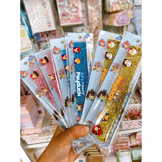 Thước nhũ siêu yêu-thước kẻ đánh dấu có cát nhũ lóng lánh dễ thương