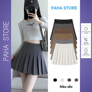 Chân váy xếp ly ngắn lưng cao, chân váy tenis có quần lót trong dày dặn paha shop