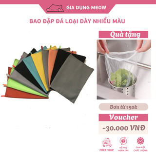 Túi đập đá, bao đập đá tái sử dụng nhiều lần, vải dù siêu dày, giao màu ngẫu nhiên