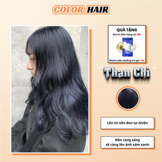 Nhuộm tóc Than Chì không gây khô sơ tóc sau nhuộm,thuốc nhuộm tóc Than Chì, thuốc nhuộm tóc đen, thuốc nhuộm tóc xám