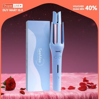  Máy uốn tóc làm xoăn tự động SeeMee lớp phủ gốm sứ đường kính uốn 32mm Bảo hành 365 ngày