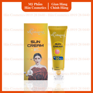 Kem chống nắng dưỡng trắng da NCollagen Hân Cosmetics 100ml - Thích hợp cho da khô