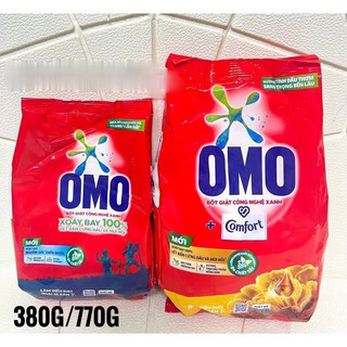 Bột giặt omo hệ bọt thông minh 770g- omo comfort 700g