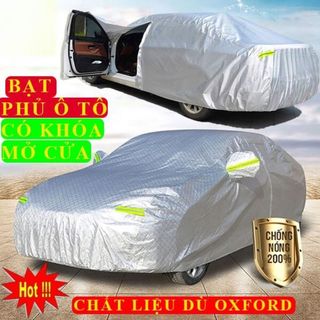 Bạt Phủ Xe Ô Tô Vải Dù OXFORD Cao Cấp Chống Mưa Chống Nắng - Bạt che ô tô cao cấp dành cho xe chắc chắn - didooglt