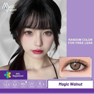 Magic 0độ 1 cặp lens lens nâu lens blue gray kính áp tròng cận có lens