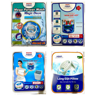 Tem dán máy giặt Sanyo Aqua - Miếng dán máy giặt Sanyo Aqua