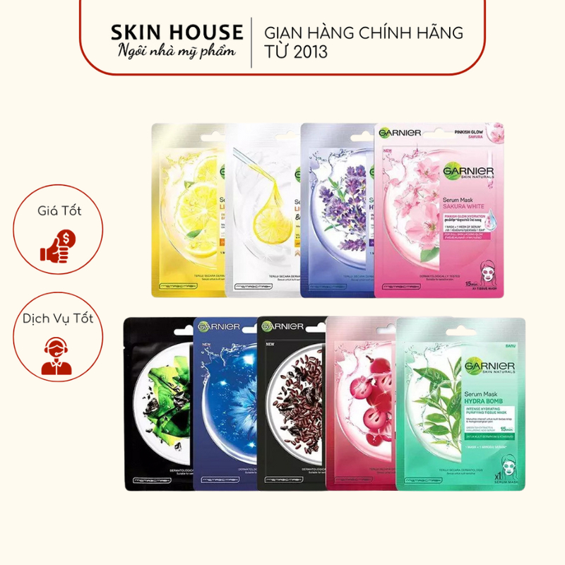 Mặt Nạ Giấy Garnier Hydra Bomb Mask