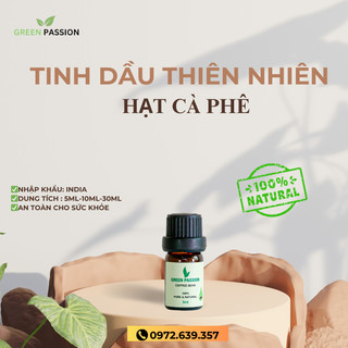 Tinh dầu Hạt Cà Phê cao cấp GREENPASSION