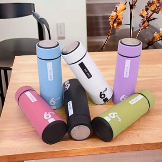 Bình nước giữ nhiệt 60up lõi thủy tinh bọc nhựa siêu xinh 450ml