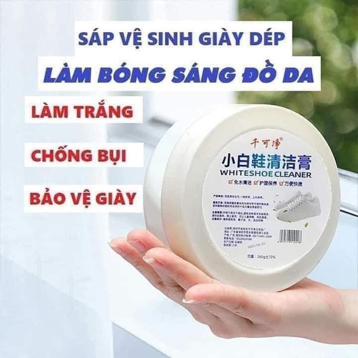 Kem Đánh Giày - Sáp Tẩy Trắng Giày - Sáp Vệ Sinh Giày, Đồ Da Đa Năng 260g