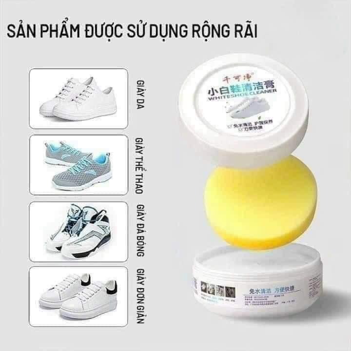 Kem Đánh Giày - Sáp Tẩy Trắng Giày - Sáp Vệ Sinh Giày, Đồ Da Đa Năng 260g