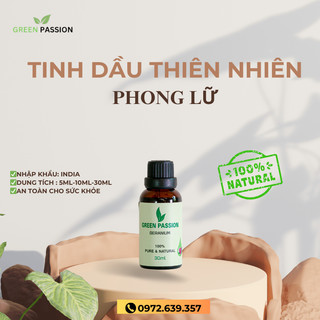 Tinh dầu phong lữ cao cấp greenpassion