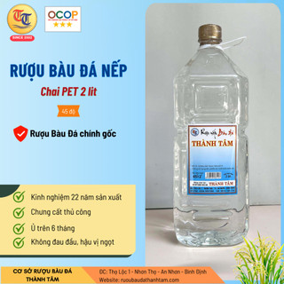 Rượu bàu đá nếp 2 lít - ocop 3 sao - đặc sản bình định, rượu nếp, rượu ngâm thuốc, quà tặng
