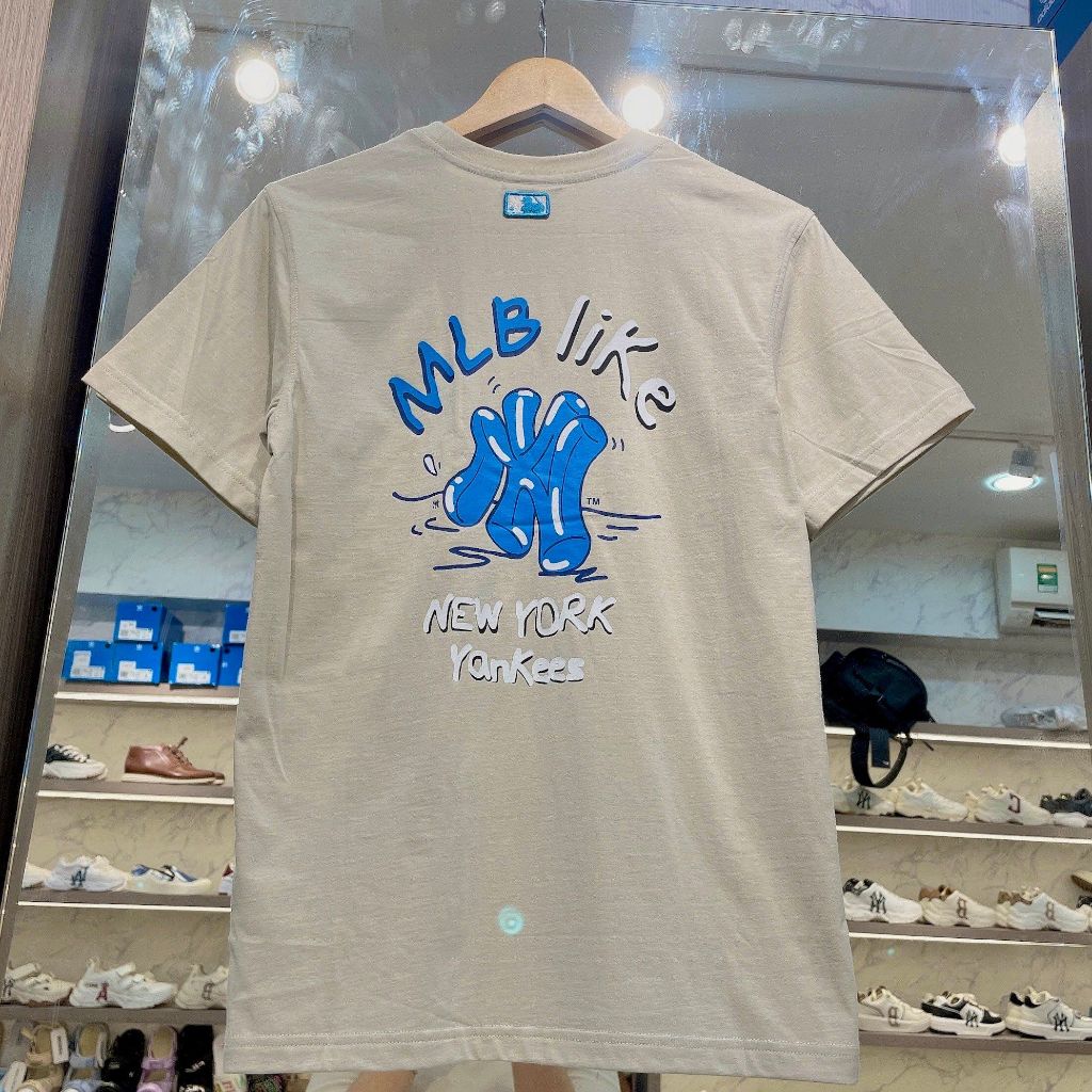 [Chính Hãng] Áo Thun MLB - Like Be - Logo Xanh