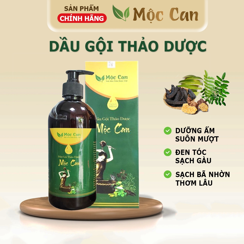 Dầu gội thảo dược giảm rụng tóc, bạc tóc, kích thích mọc tóc 500ML